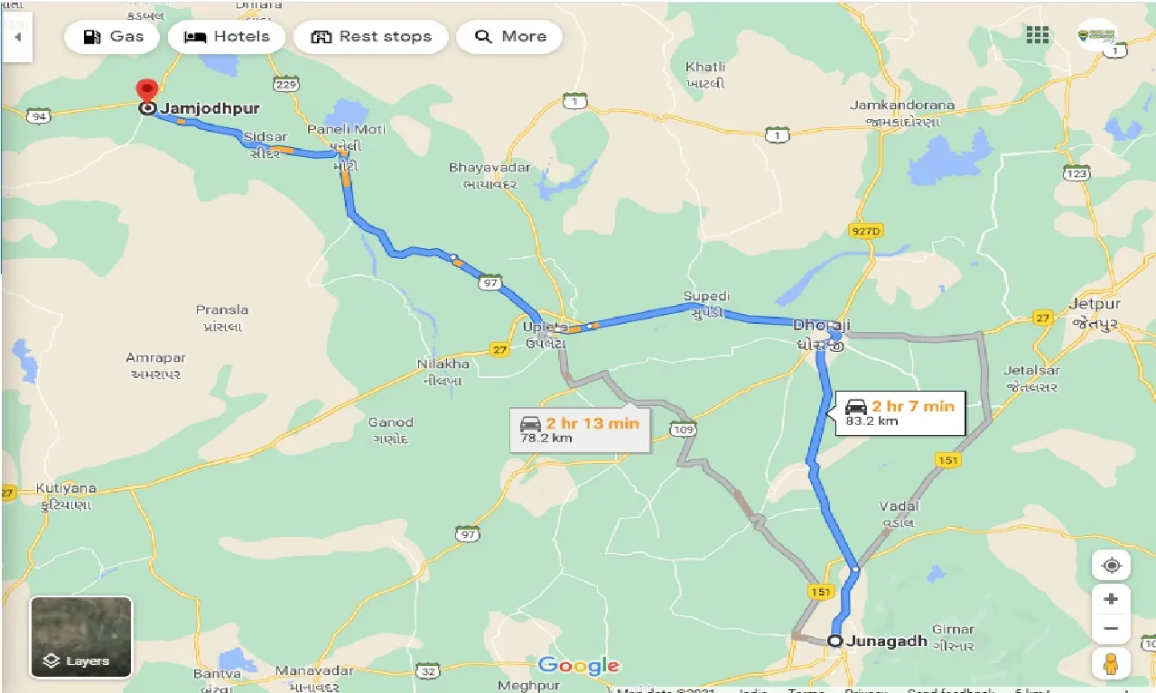 junagadh-to-jamjodhpur-taxi