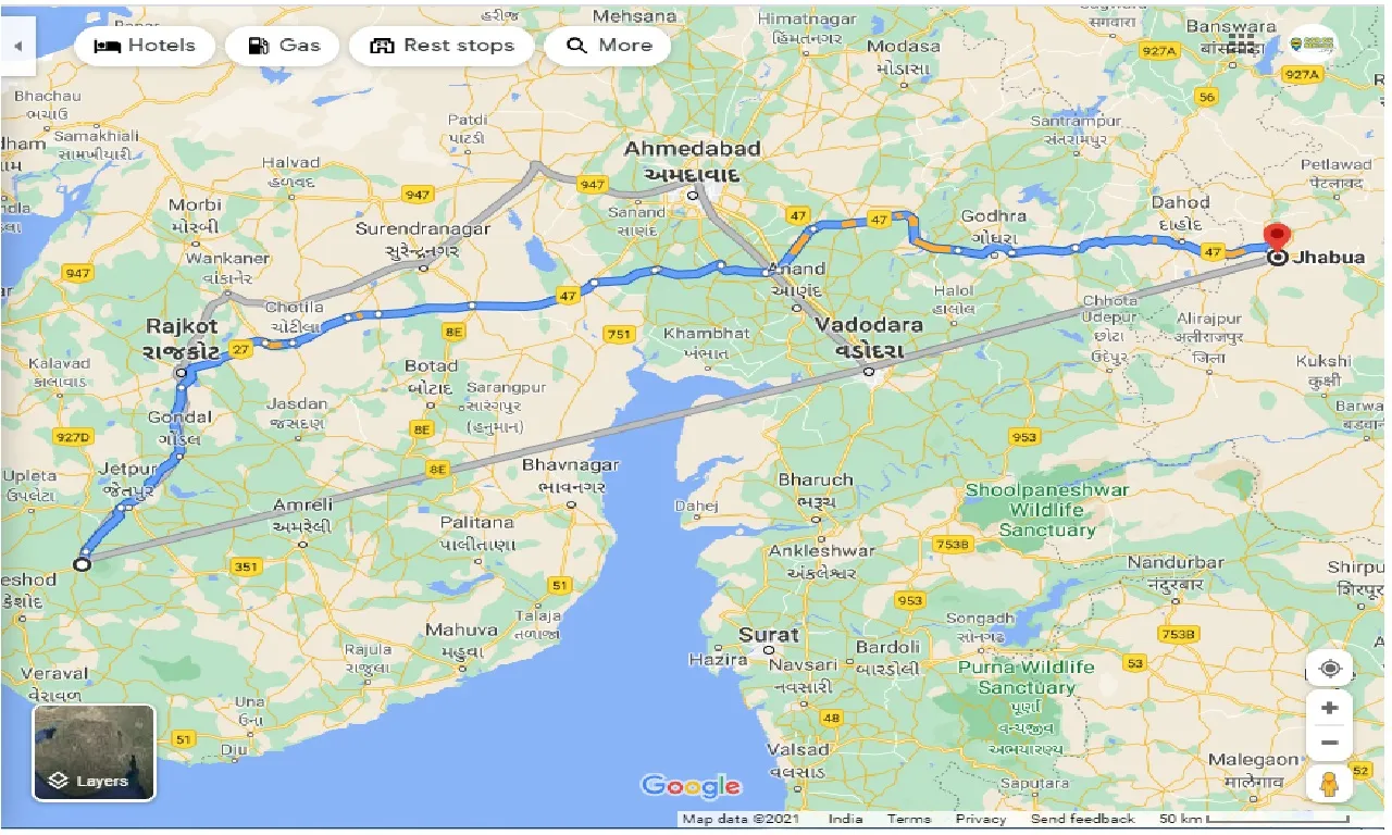 junagadh-to-jhabua-one-way