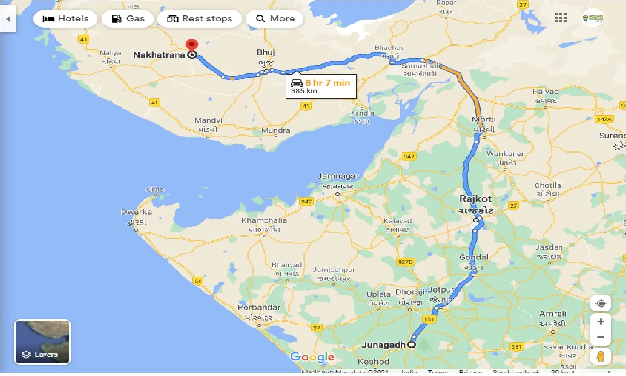 junagadh-to-nakhatrana-taxi