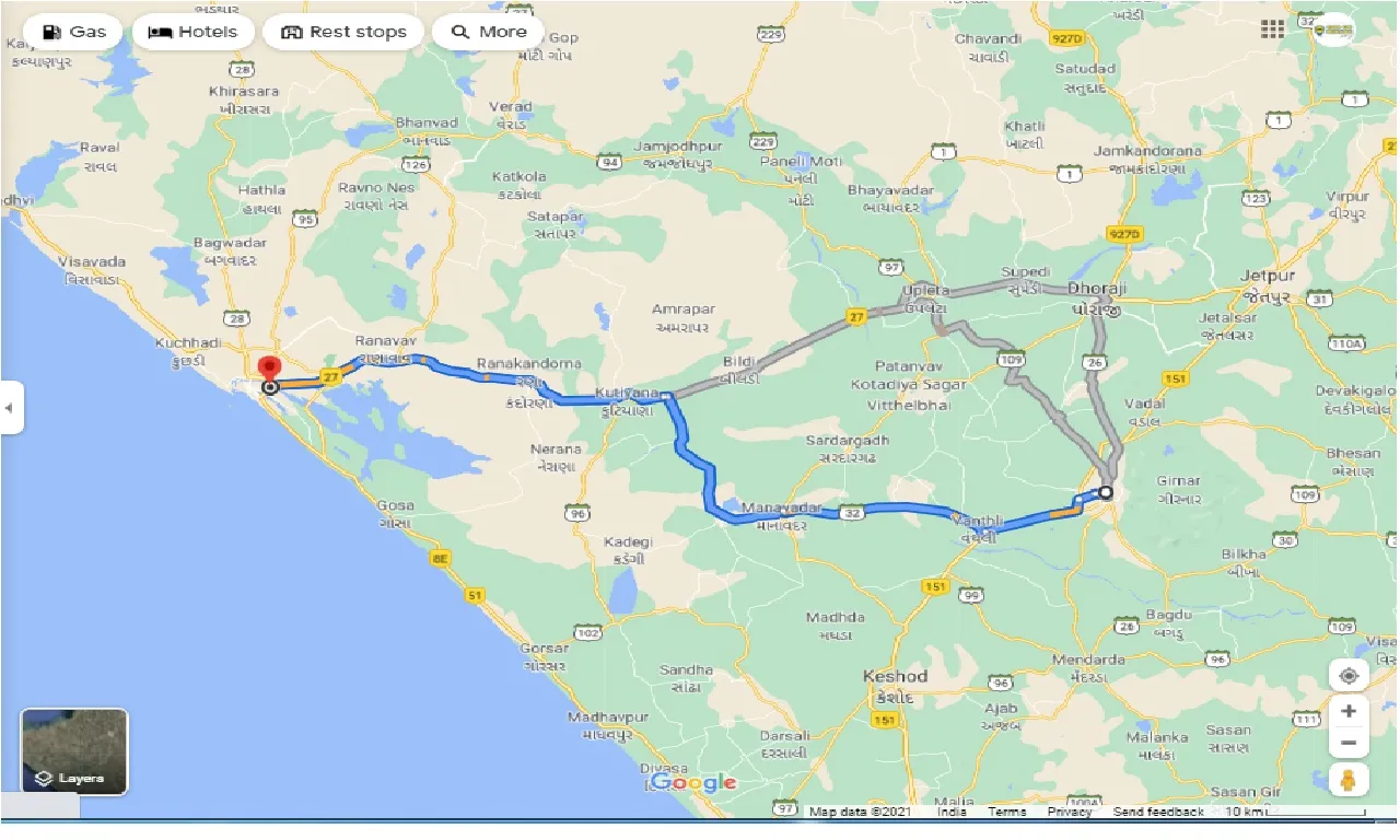 junagadh-to-porbandar-round-trip