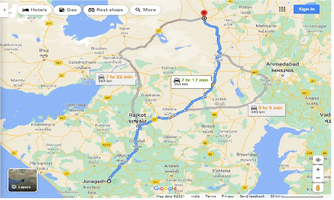 junagadh-to-radhanpur-one-way