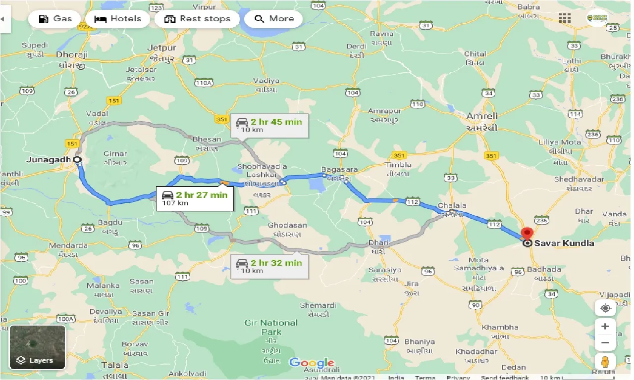 junagadh-to-savar-kundla-one-way