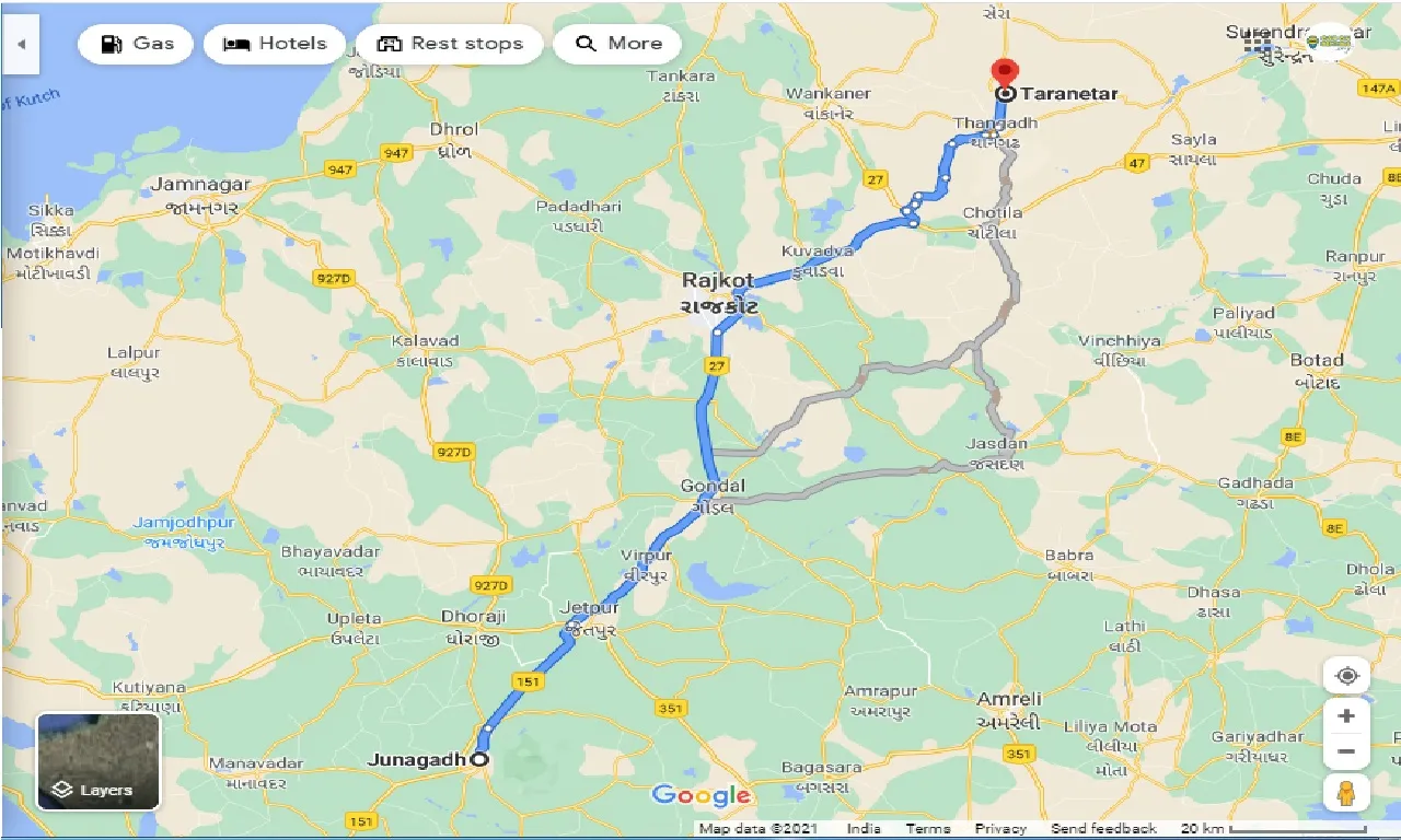 junagadh-to-taranetar-one-way