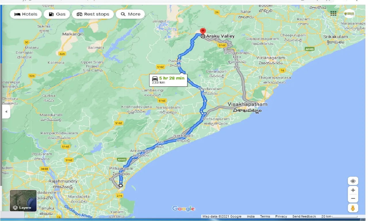 kakinada-to-araku-valley-outstation