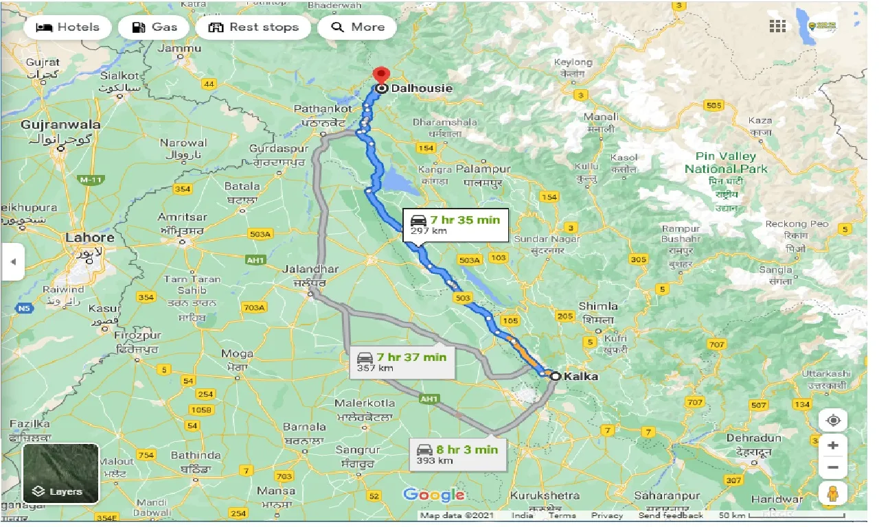 kalka-to-dalhousie-round-trip