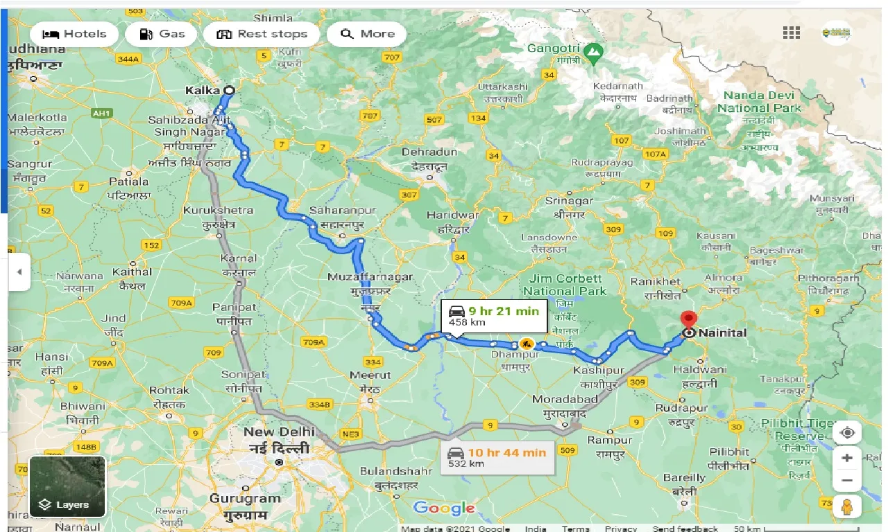 kalka-to-nainital-one-way