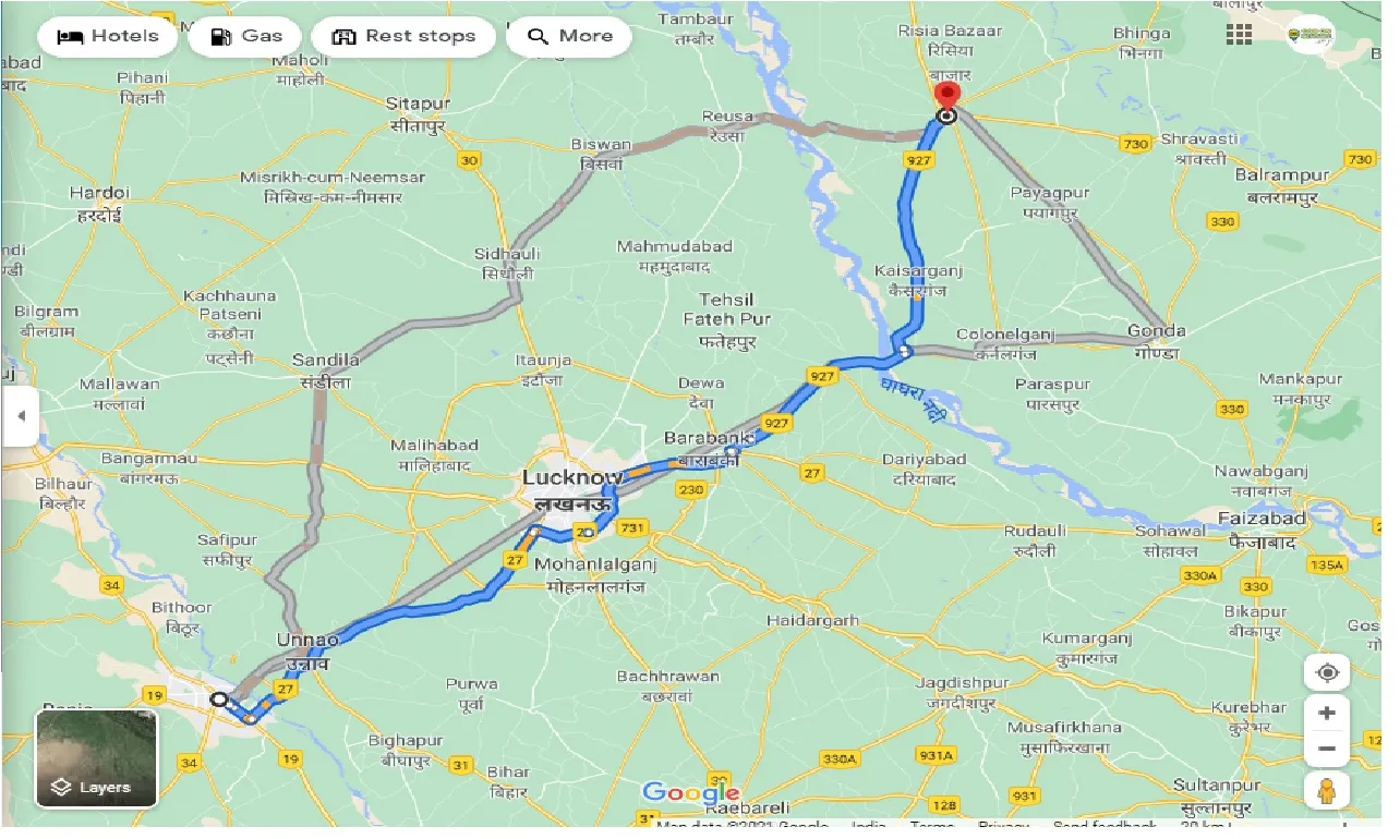 kanpur-to-bahraich-round-trip