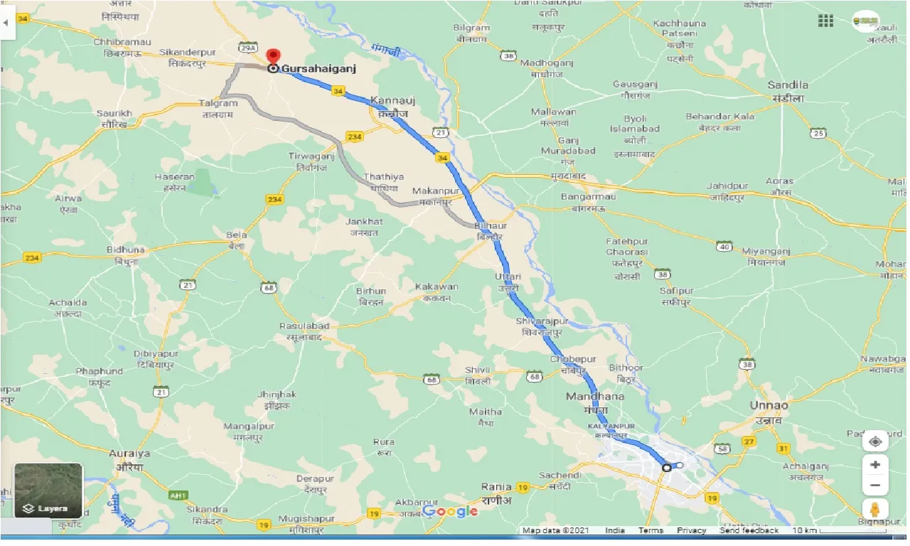 kanpur-to-gursahaiganj-one-way