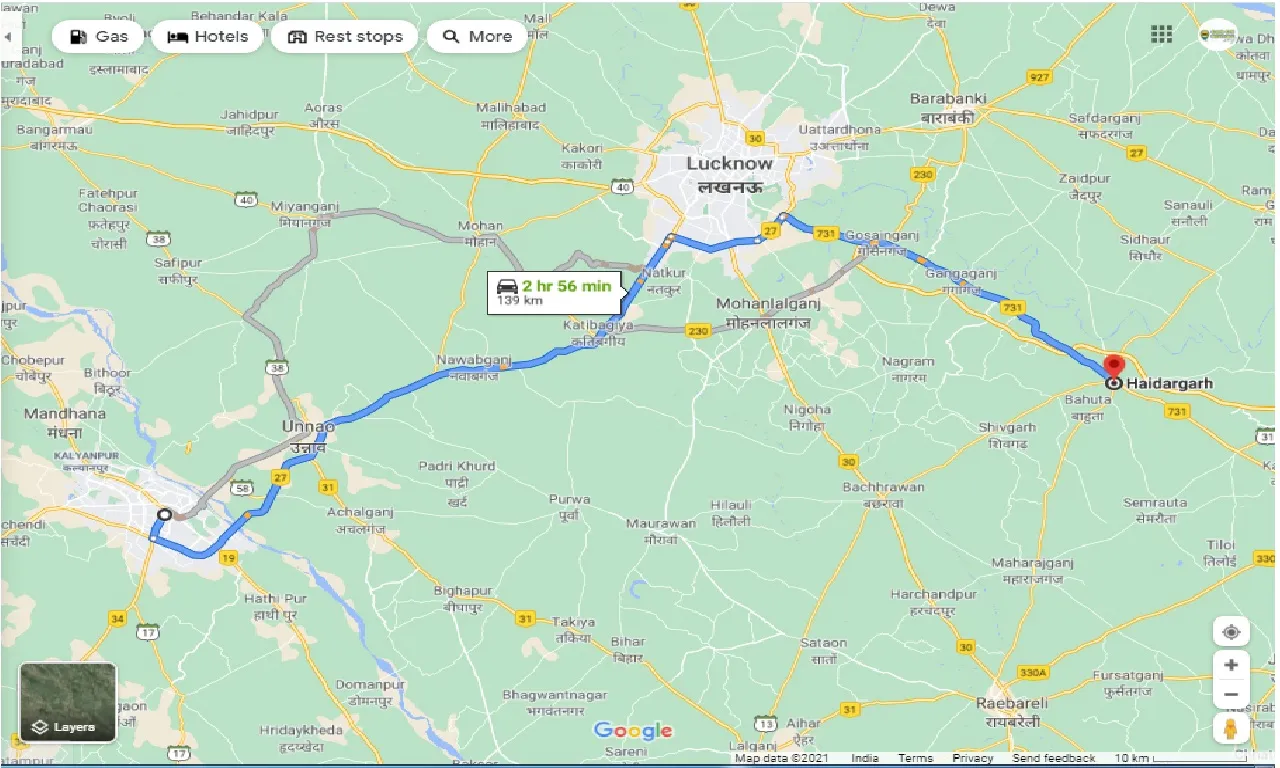 kanpur-to-haidargarh-one-way