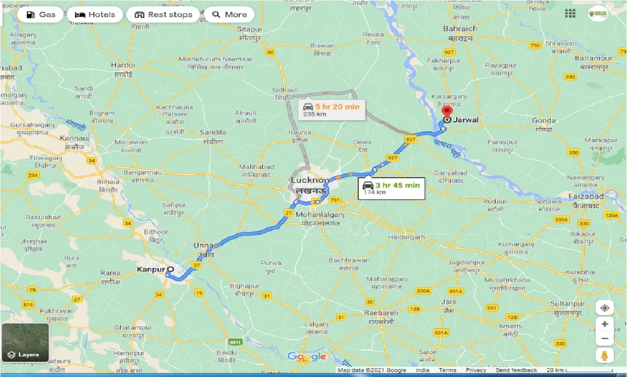 kanpur-to-jarwal-round-trip