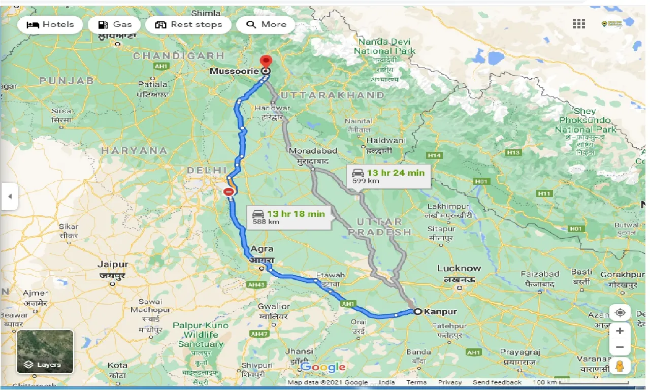 kanpur-to-mussoorie-outstation