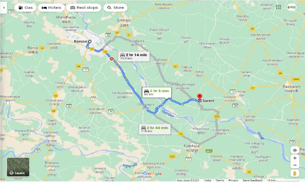 kanpur-to-sareni-round-trip