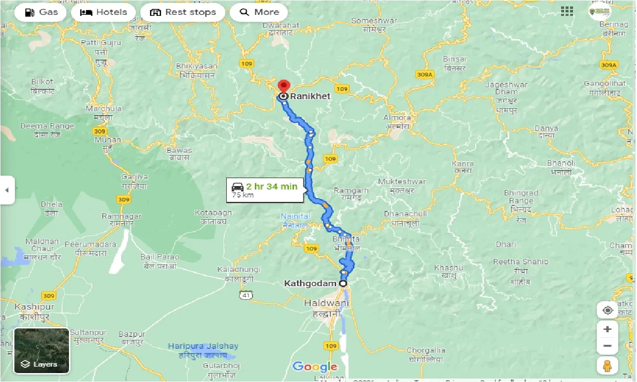 kathgodam-to-ranikhet-round-trip