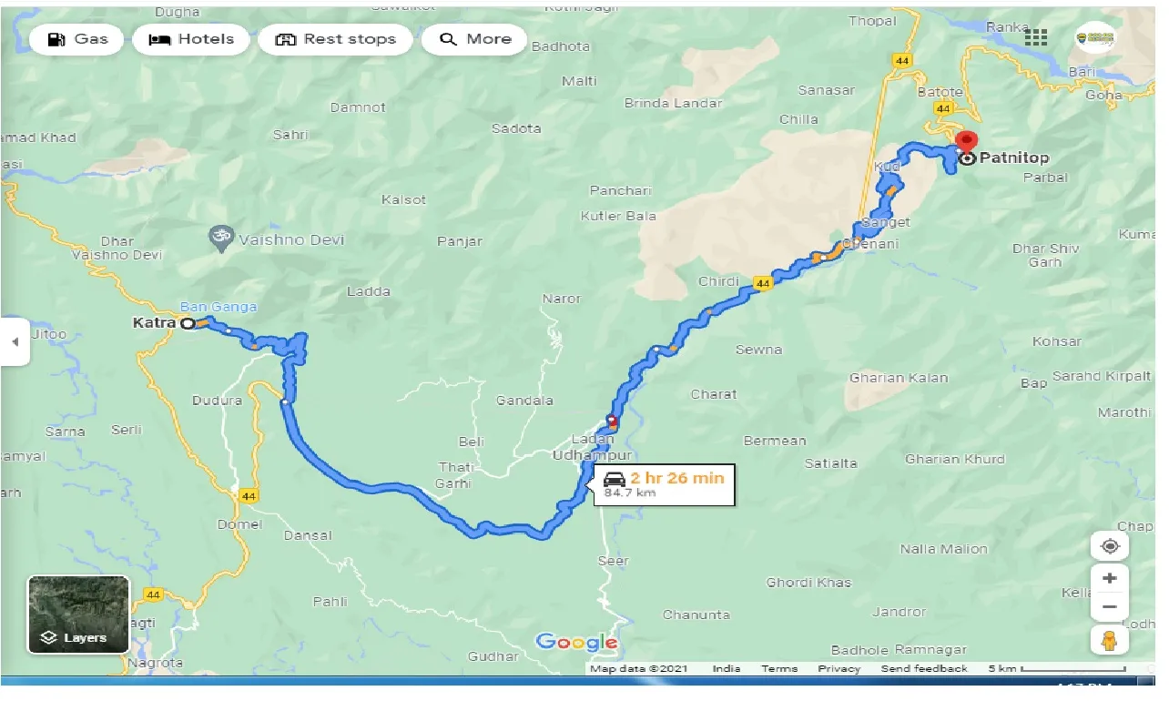 katra-to-patnitop-one-way