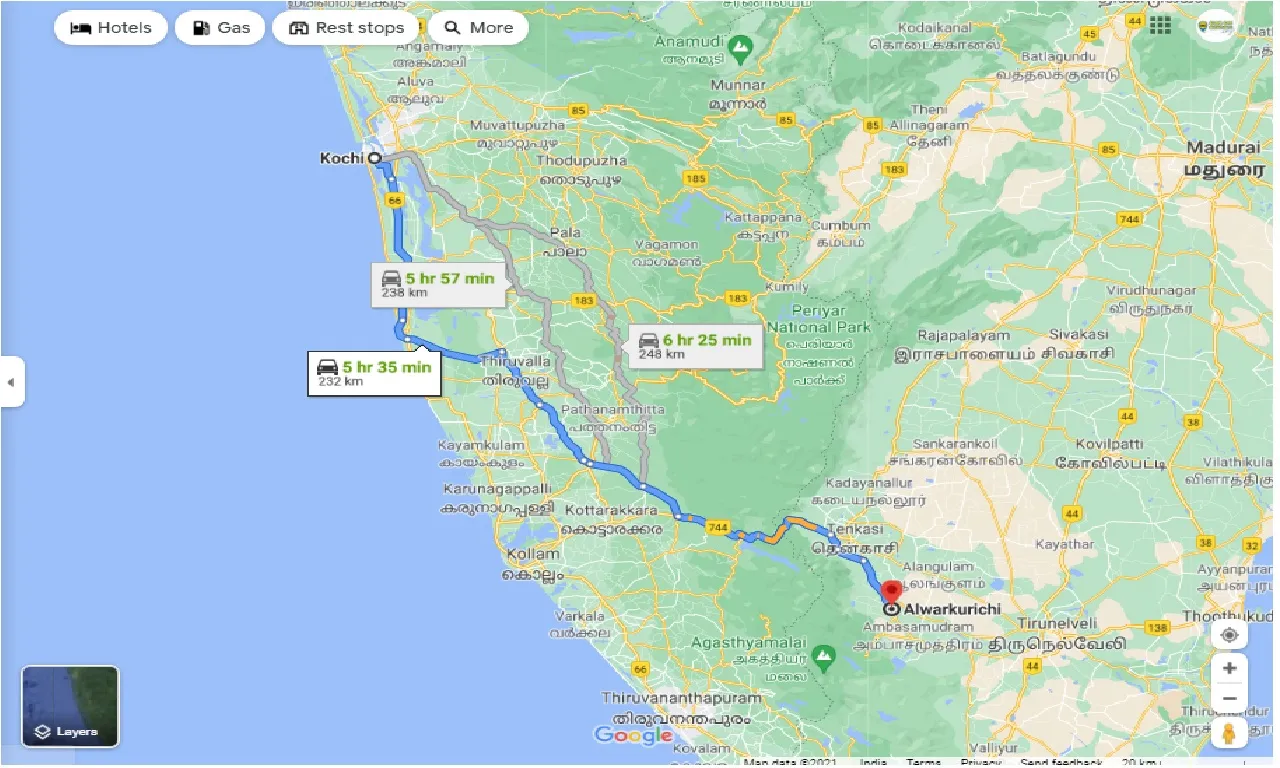 kochi-to-alwarkurichi-one-way