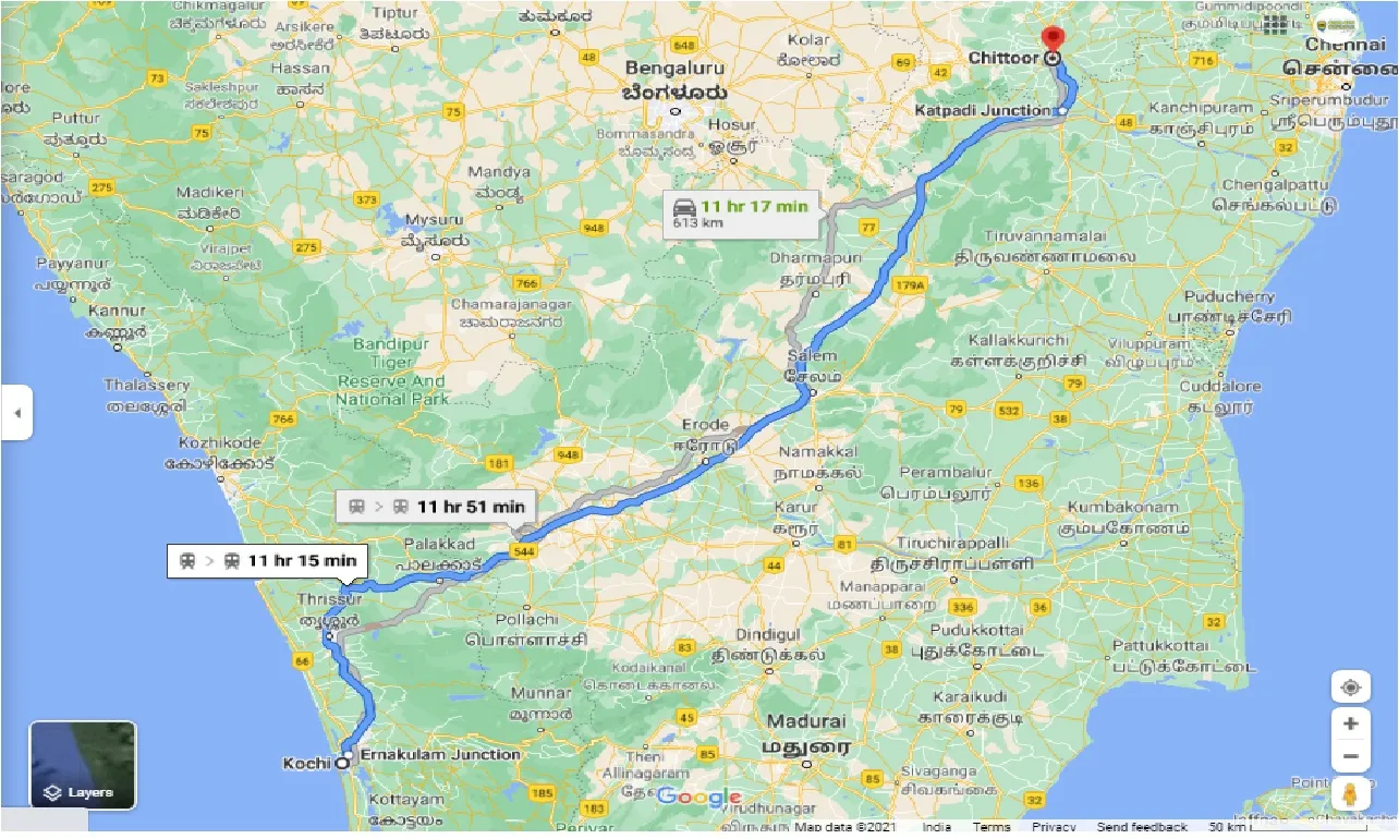 kochi-to-chittoor-round-trip