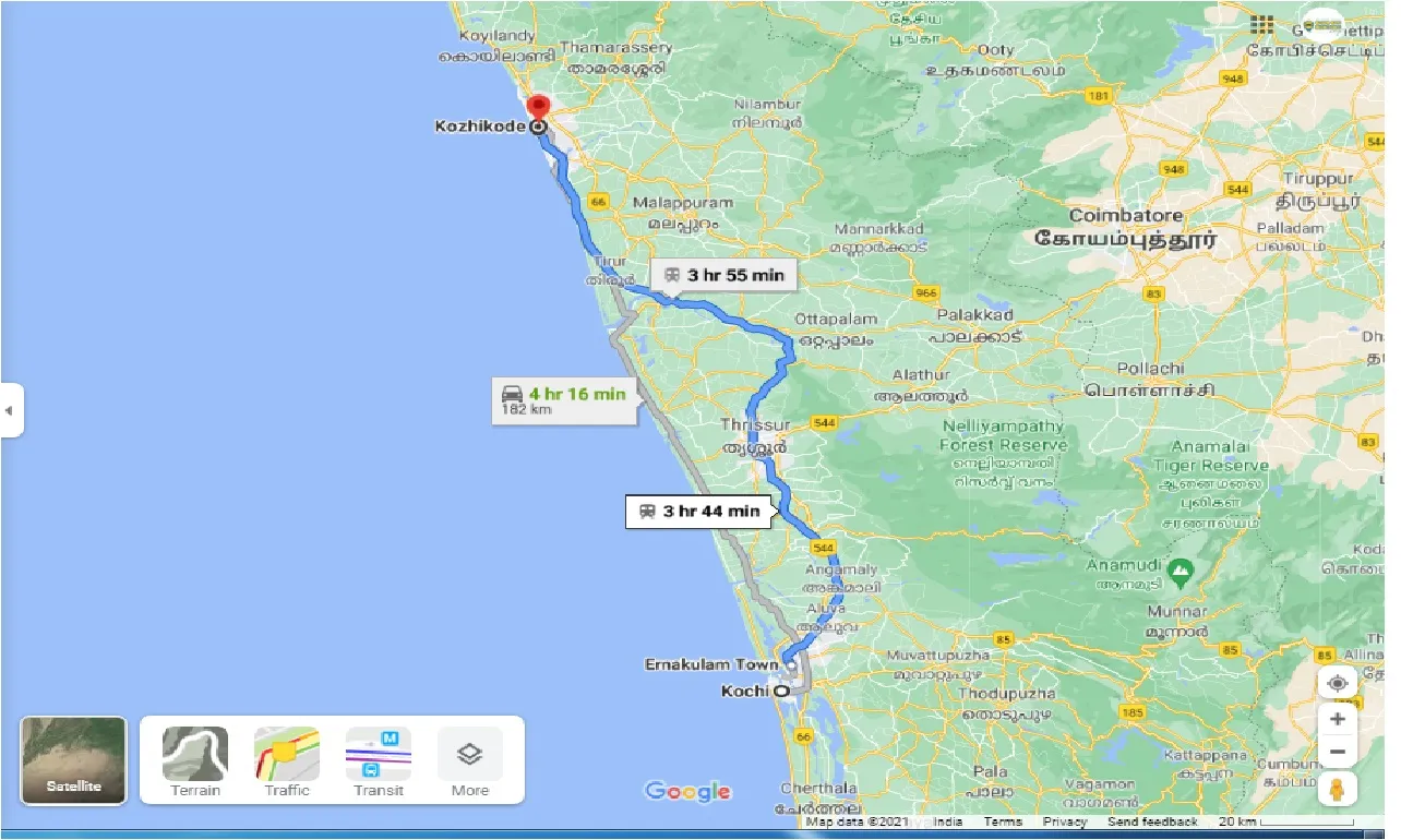 kochi-to-kozhikode-one-way