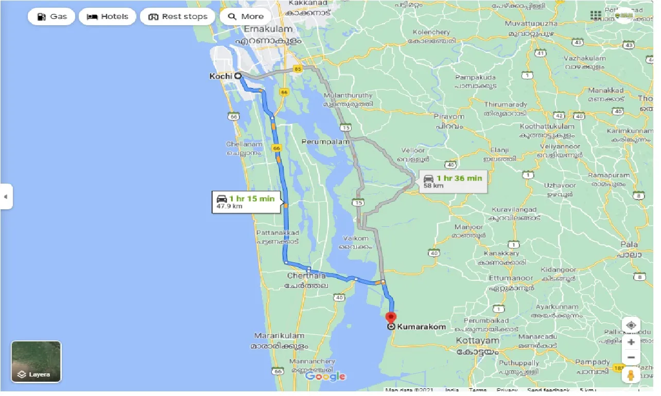 kochi-to-kumarakom-one-way