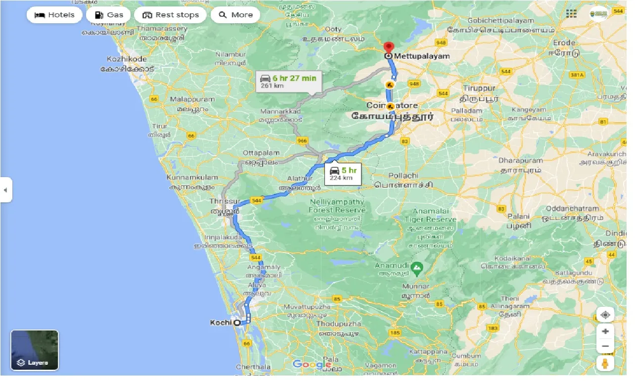 kochi-to-mettupalayam-one-way