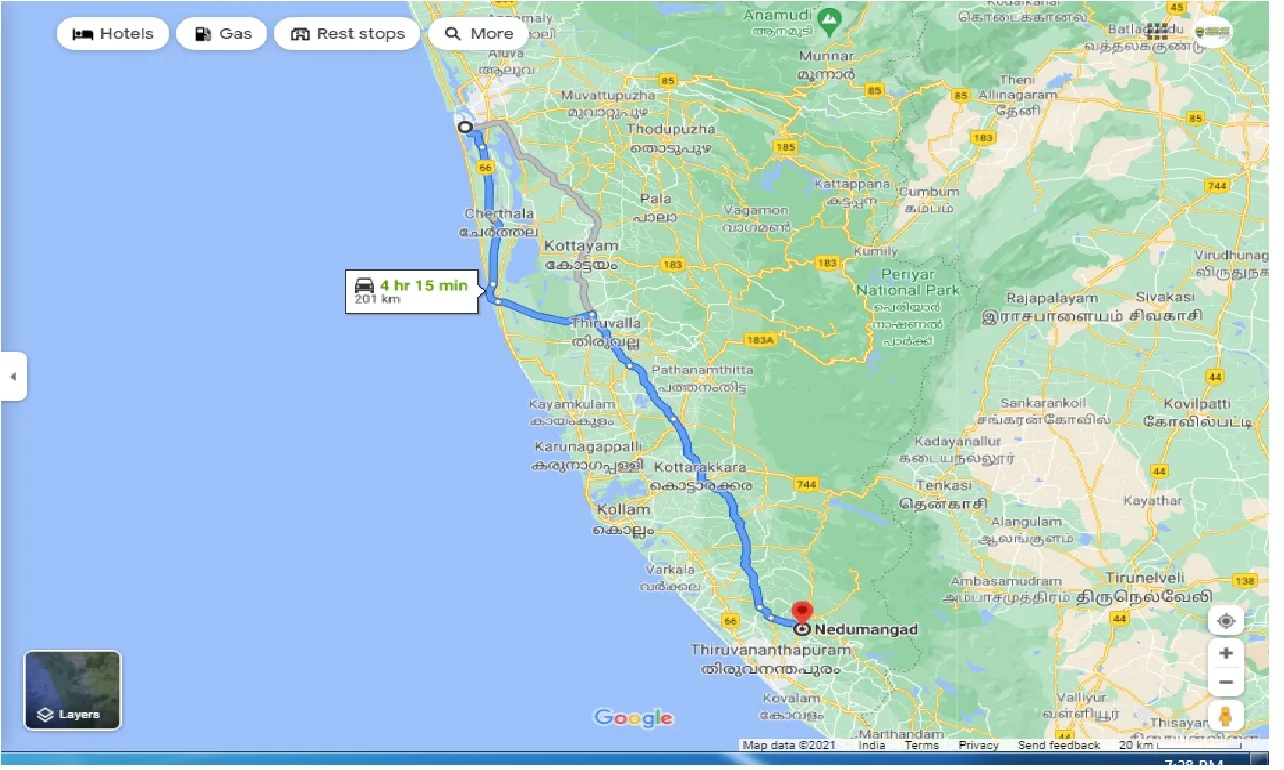 kochi-to-nedumangad-one-way