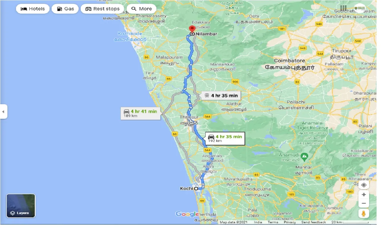 kochi-to-nilambur-one-way