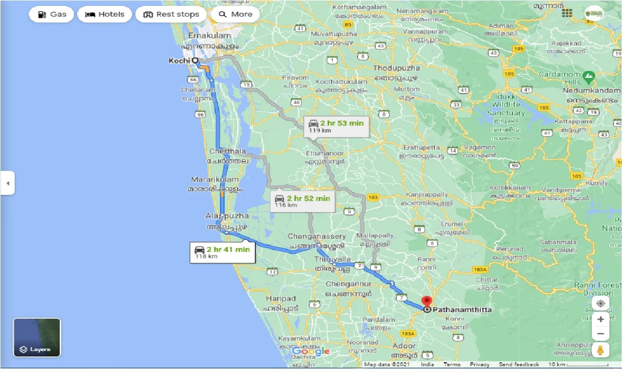 kochi-to-pathanamthitta-round-trip