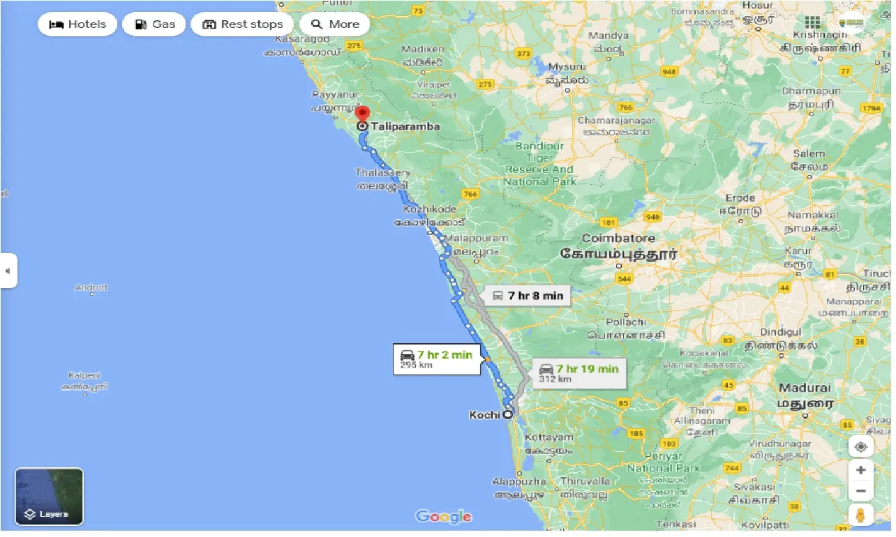 kochi-to-taliparamba-one-way