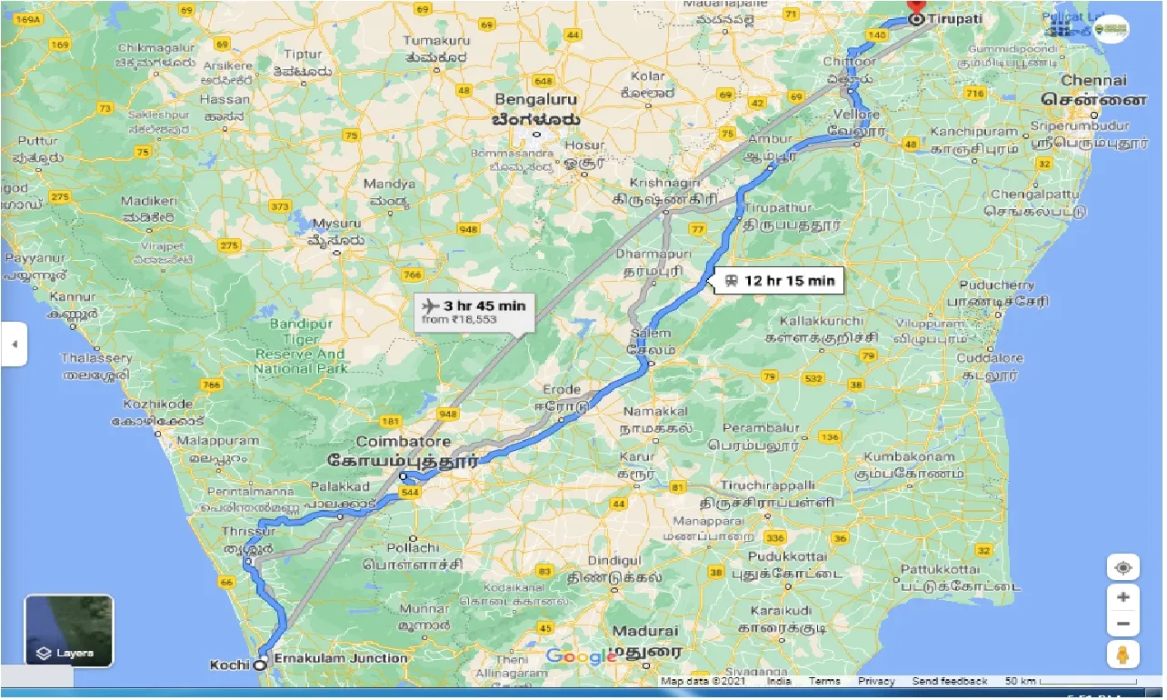 kochi-to-tirupati-round-trip