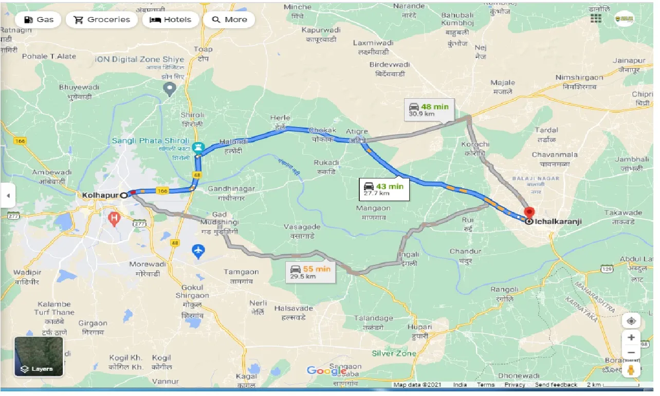 kolhapur-to-ichalkaranji-one-way