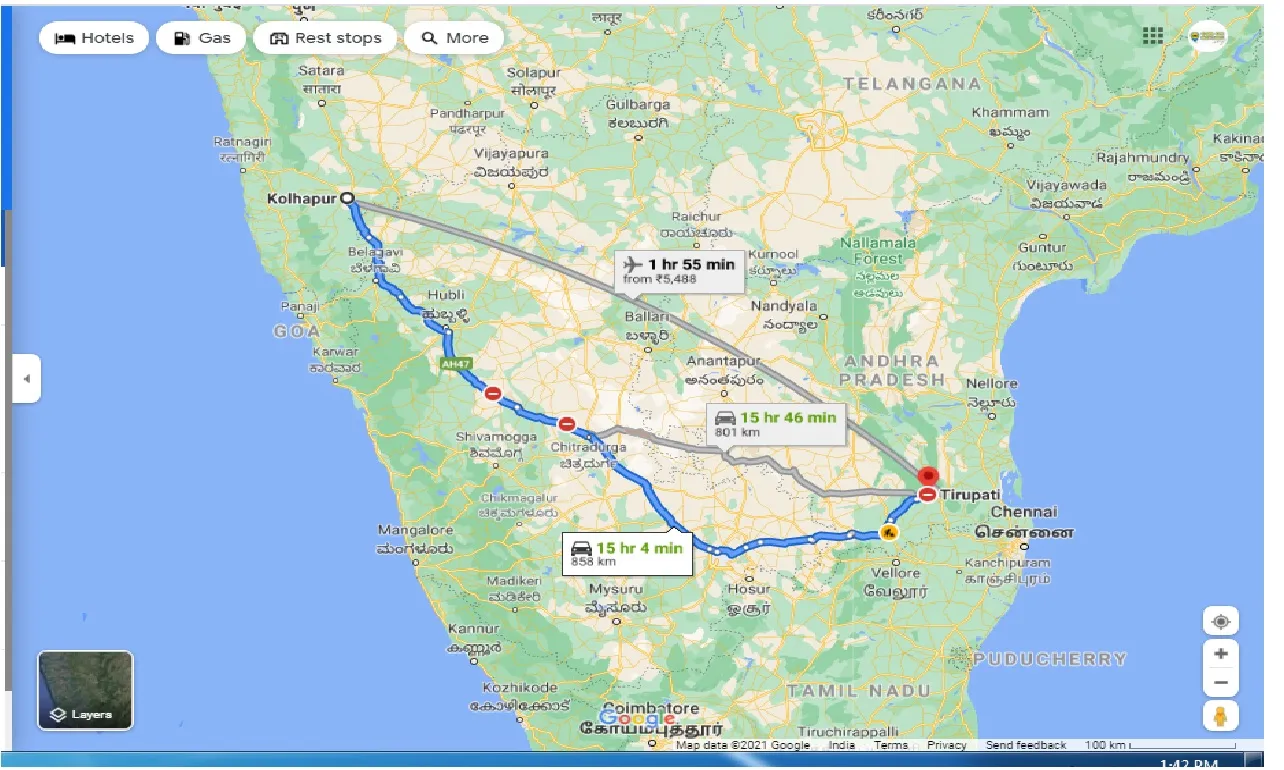 kolhapur-to-tirupati-outstation