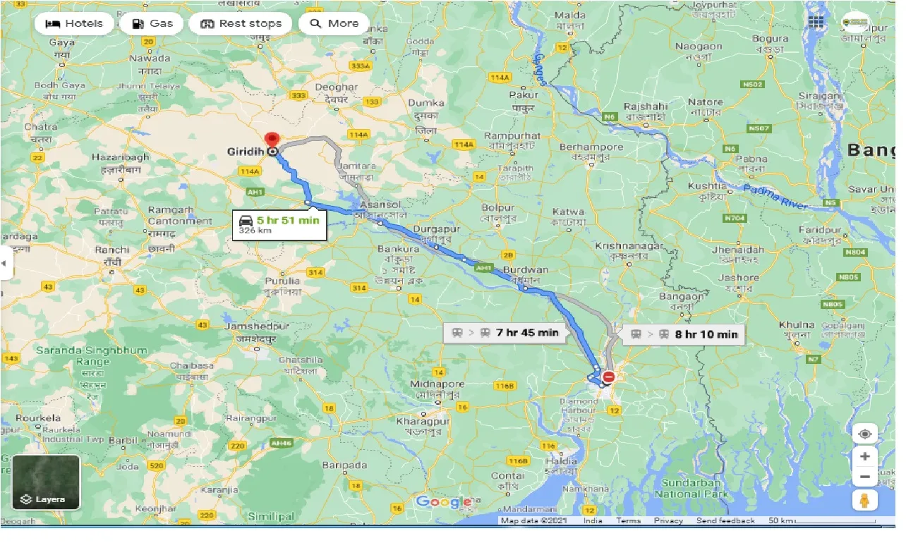 kolkata-to-giridih-round-trip