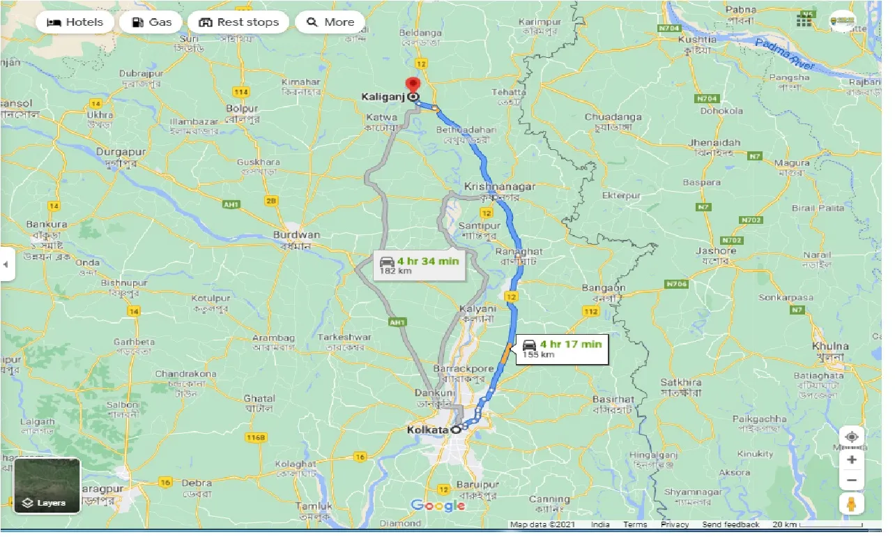 kolkata-to-kaliganj-round-trip