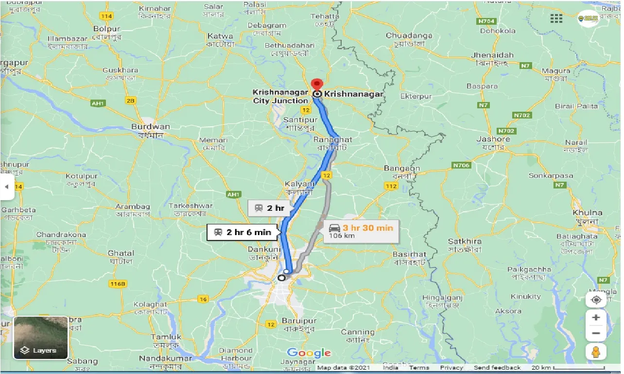 kolkata-to-krishnanagar-round-trip