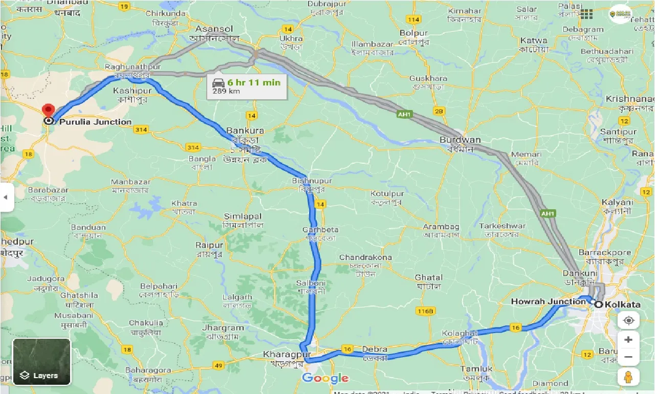 kolkata-to-purulia-round-trip