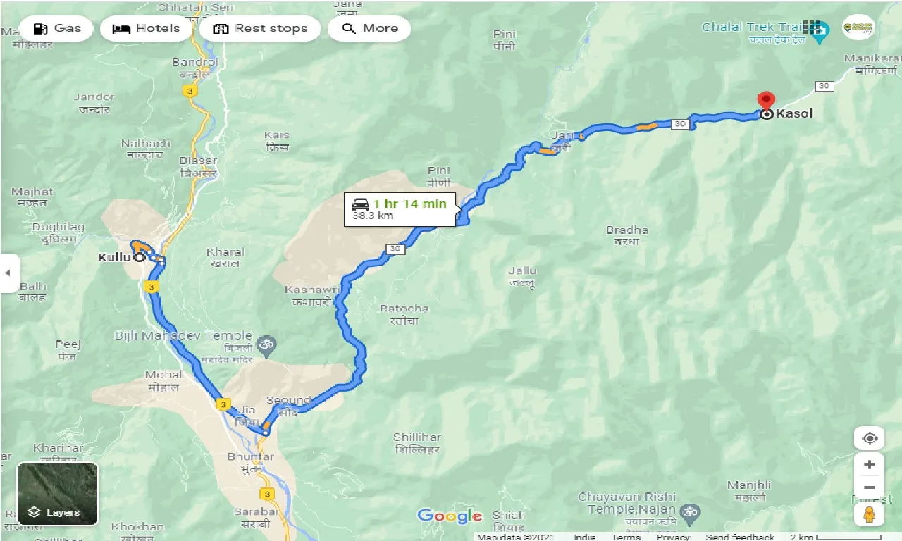 kullu-to-kasol-one-way