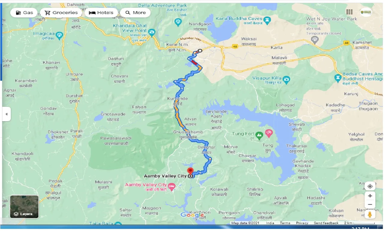 lonavala-to-aamby-valley-one-way