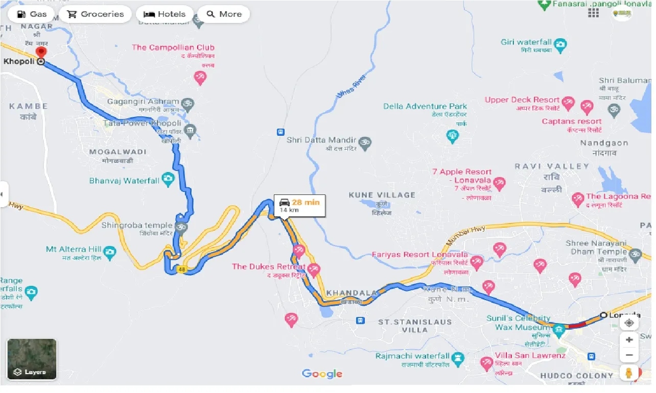 lonavala-to-khopoli-round-trip