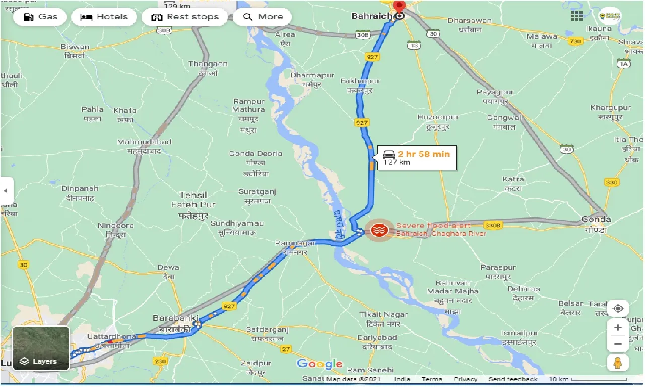 lucknow-to-bahraich-one-way