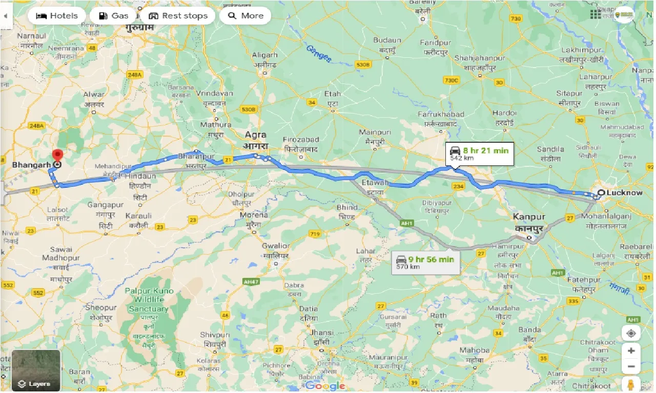 lucknow-to-bhangarh-round-trip