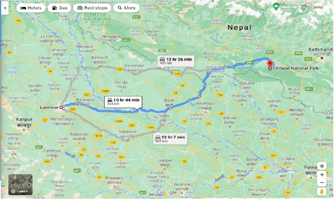 lucknow-to-chitwan-national-park-round-trip