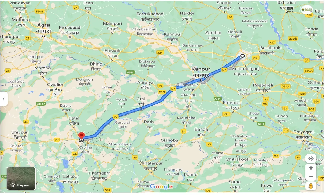 lucknow-to-jhansi-one-way