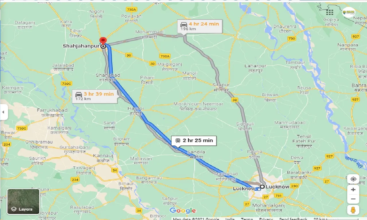 lucknow-to-shahjahanpur-outstation