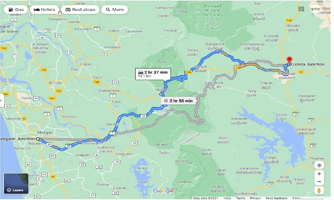 madgaon-to-londa-junction-round-trip