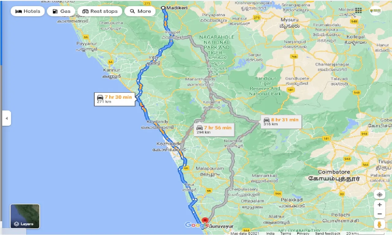 madikeri-to-guruvayur-outstation