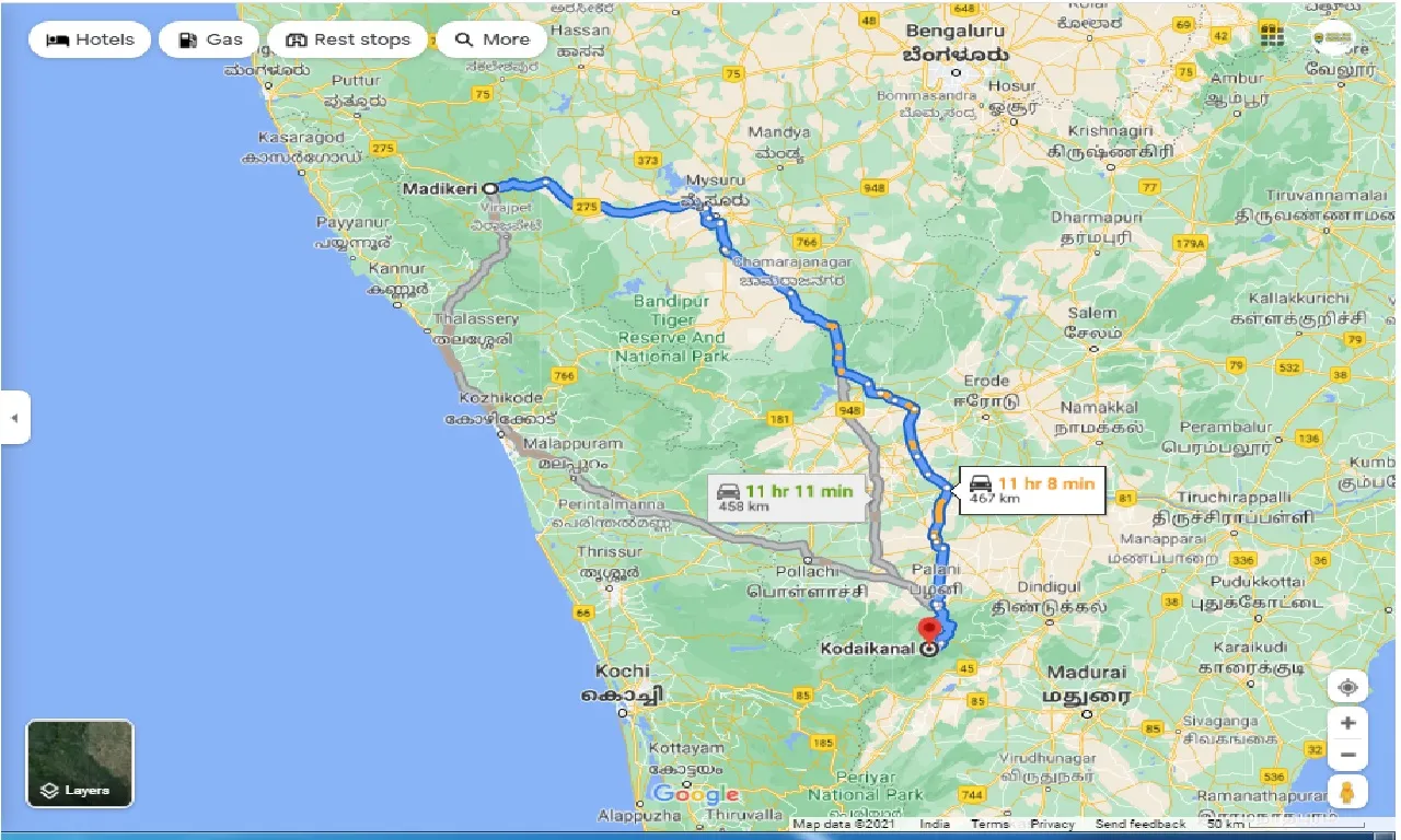 madikeri-to-kodaikanal-one-way