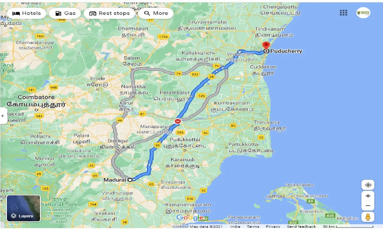 madurai-to-pondicherry-round-trip