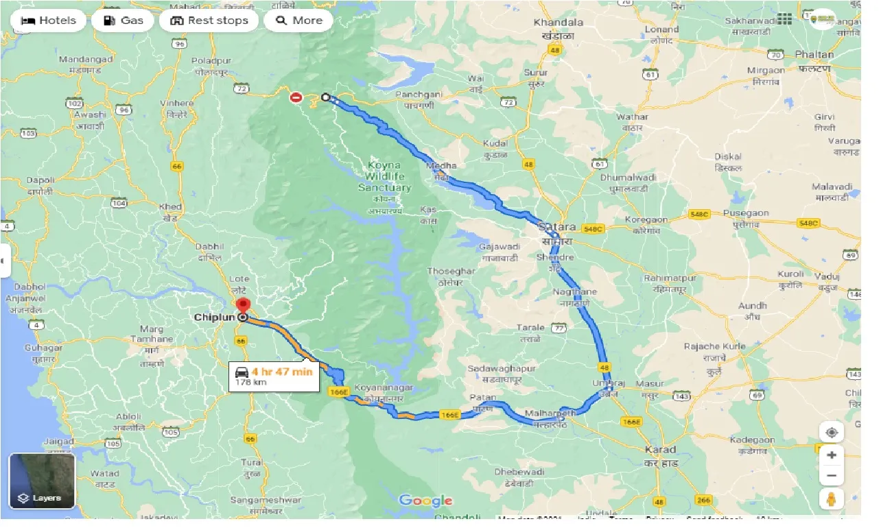 mahabaleshwar-to-chiplun-one-way