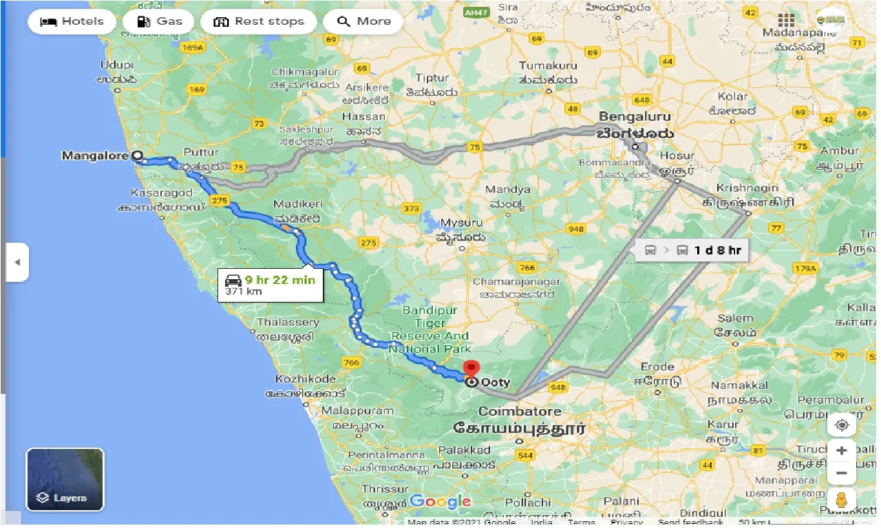 mangalore-to-ooty-outstation