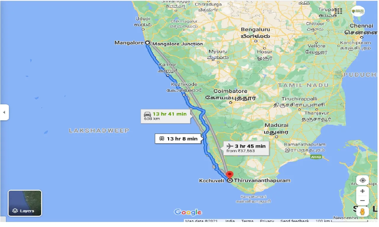 mangalore-to-trivandrum-outstation