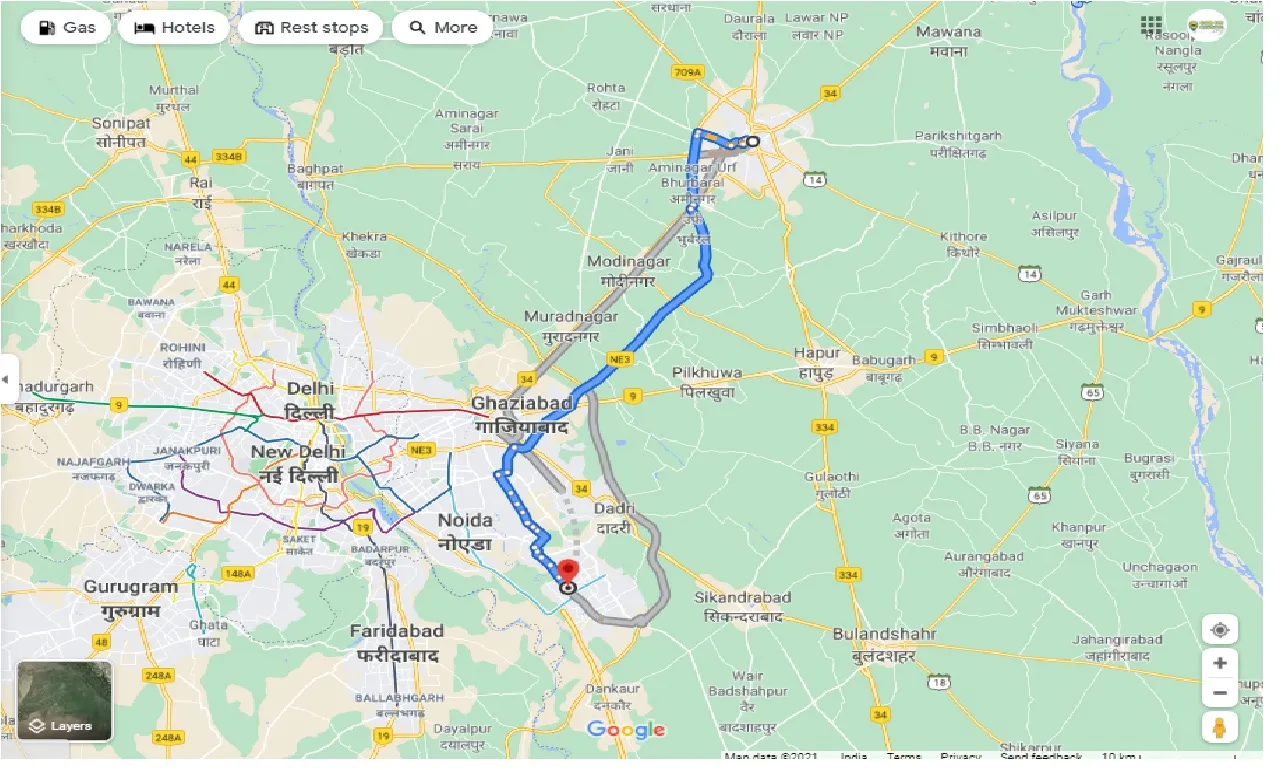 meerut-to-greater-noida-round-trip